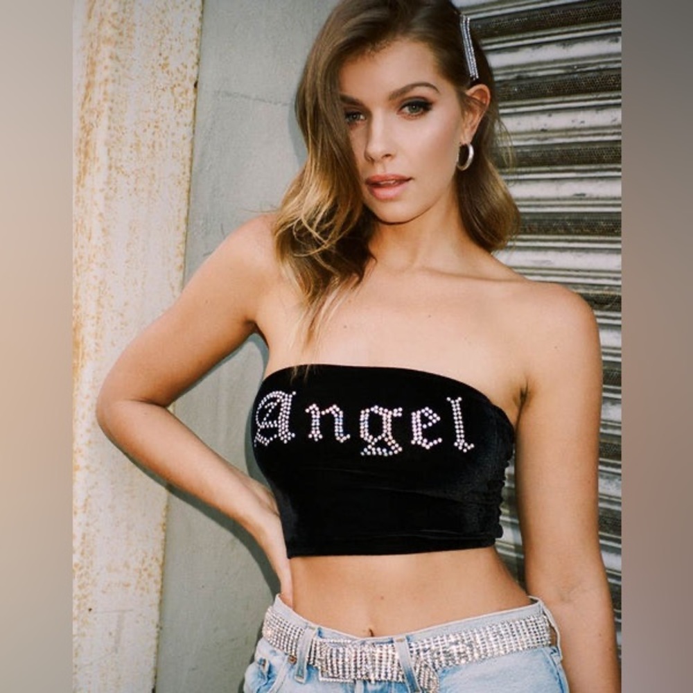 NWT ROMWE Angel Tube Top Size Large